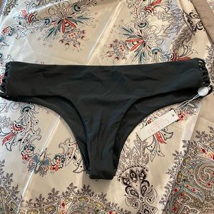 NWT Citrine Swim Bottoms in Slate Grey | Size L